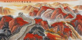 当代山水画家吴成建手绘！ 鸿运呈祥