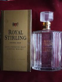 酒瓶收藏：ROYAL STIRLING蘇格蘭威士忌空酒瓶