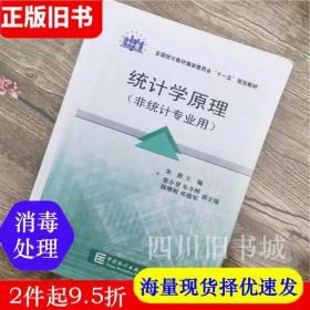 二手书统计学原理 朱胜 中国统计出版社 9787503755903