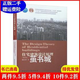 正版二手 住宅建筑设计原理第四版第4版 龙灏 孙天明 张庆顺 中