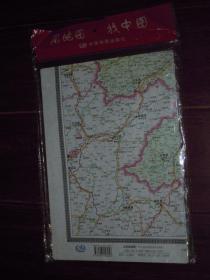 江西省地图(新版) 折页地图 带塑袋品好看图（2014年修订版 无划迹 品好看图）