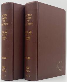《礼记》英文译本（Li Ki），理雅各翻译，《东方圣书》（The Sacred Books of the East）之《中国经典》（The Sacred Books of China）之《儒学经典》系列之三、四，1885年初版精装，两卷全