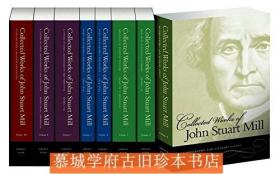 《约翰·穆勒哲学文集》8册 The Collected Works of John Stuart Mill: 8 Volumes (Paperback)