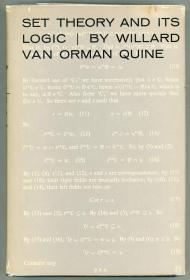 【初版】WILLARD VAN ORMAN QUINE: SET THEORY AND ITS LOGIC