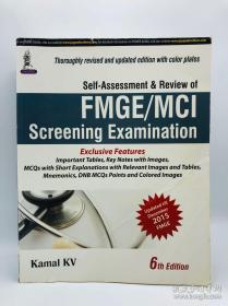 Self-Assessment & Review Of FMGE/MCI Screening Examination (6th) 英文原版《自我评估和FMGE / MCI筛查考试》（第6期）