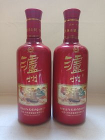 《泸州酒（礼顺）--浓香型白酒》空酒瓶·空瓶·玻璃瓶·外包装瓶2023年4月14日（中国·泸州老窖股份有限公司出品）一对合售