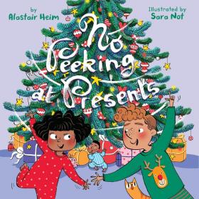 现货 英文原版 No Peeking at Presents: A Christmas Holiday Book for Kids