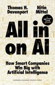 现货 英文原版 All-In on AI: How Smart Companies Win Big with Artificial Intelligence 全方位人工智能：智能公司如何凭借