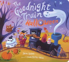 现货 英文原版 The Goodnight Train Halloween Board Book: A Halloween Book for Kids （纸板书）