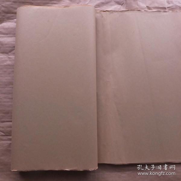 中國80年代汪同和仿古灰色彩色棉料棉連宣紙137*35cm48張N1813
