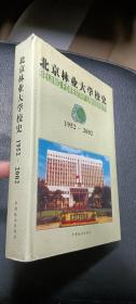 北京林业大学校史:1952-2002（精装1印品较好）