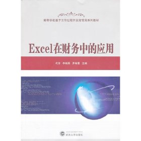 Excel在财务中的应用 代芳 武汉大学出版社 9787307106956