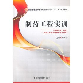 制药工程实训 周长征 中国医药科技出版社 9787506772839