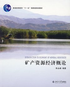 矿产资源经济概论 朱永峰 北京大学出版社 9787301106297