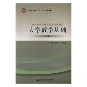 大学数学基础上册 李宏飞,丁剑洁 北京邮电大学出版社 9787563556564