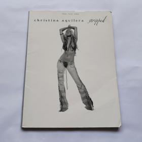 Christina Aguilera Stripped 专辑原版乐谱 钢琴谱 吉他谱 七成新