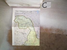 黑龙江省旅游景区分布示意图