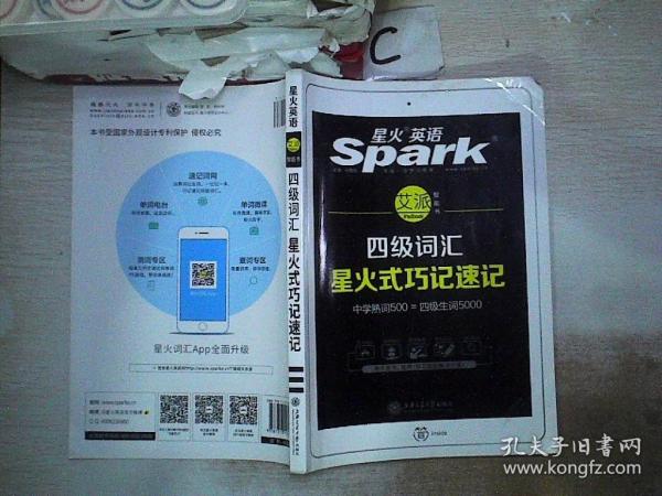 星火英语 新大纲大学英语四级 词汇乱序版 2018大学四级英语词汇书  星火式巧记速记单词（赠四级词汇大纲词汇表）