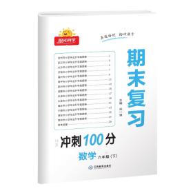 2023春阳光同学期末复习15天冲刺100分数学6年级下册-通用版