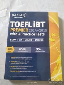 Kaplan TOEFL iBT Premier 2014-2015 with 4 Practice Tests: Book + CD