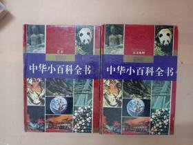 中华小百科全书艺术，天文地理，两本合售