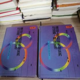 建设工程招标投标实务与法规·惯例全书（上。下）2卷合售