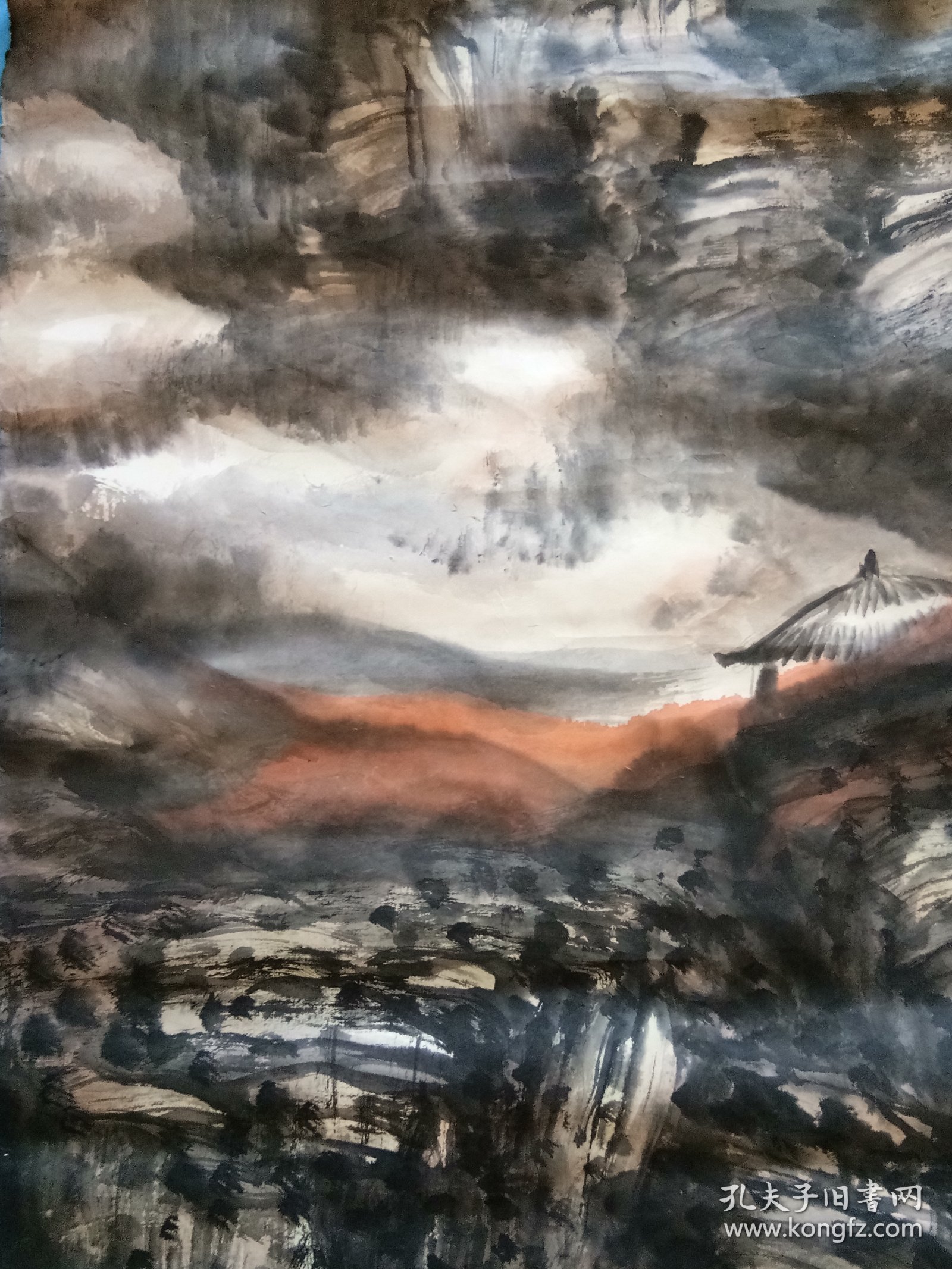 中国艺术研究院研究员中美协会员著名画家赵倩水墨写意山水画山川流水