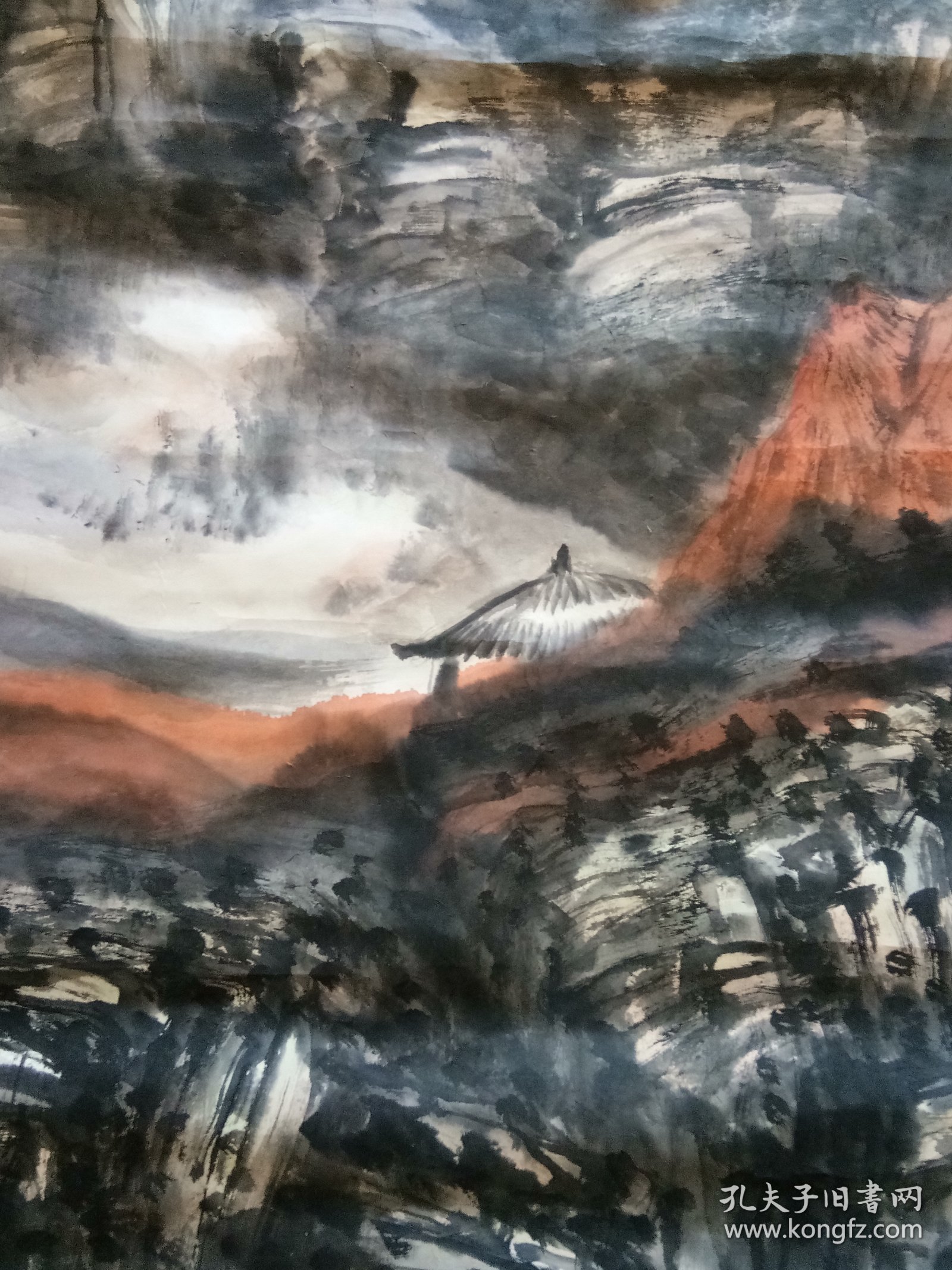 中国艺术研究院研究员中美协会员著名画家赵倩水墨写意山水画山川流水