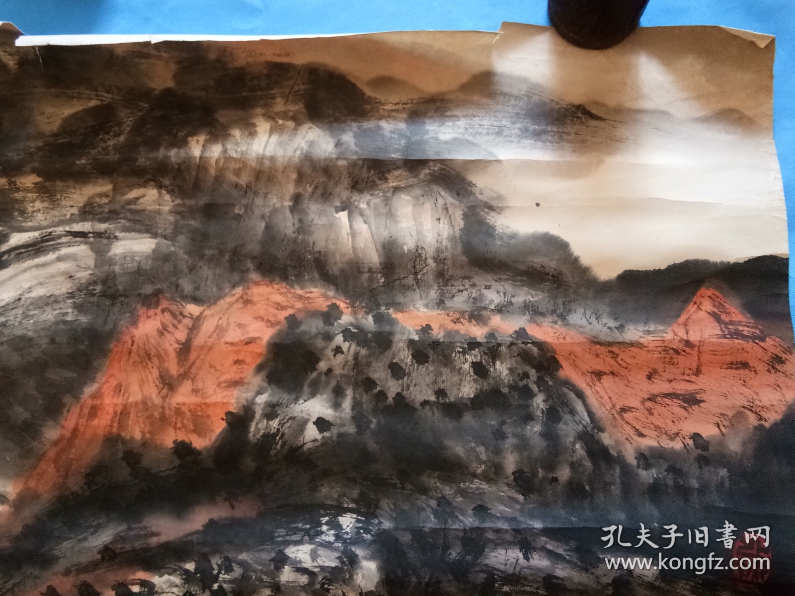 中国艺术研究院研究员中美协会员著名画家赵倩水墨写意山水画山川流水