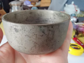 古铜钵，高丽白铜钵，铜质好声音悦耳！开门老货保真，古朴大气，为高丽古铜器珍品，孤品，神品，馆藏级，鬼斧神工，可遇不可求，难得一见