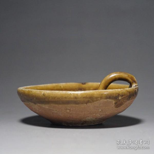 古玩,古董,古瓷器,开门美品,唐代越窑褐釉油灯盏 老窑瓷器省油,包真包