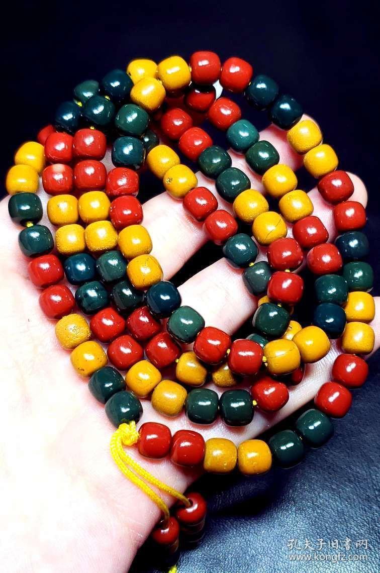 阿拉善多宝戈壁玛瑙手链108粒!