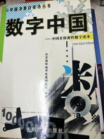 DI2117907 数字中国--中国非保密性数字读本--中国决策白皮丛书（一版一印）
