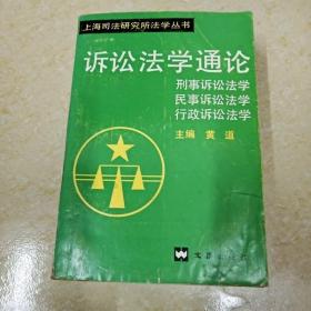 DI2117530 诉讼法学通论·上海司法研究所法学丛书（一版一印）
