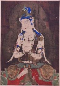 佛教版画：普贤菩萨像    田岛志一、审美书院、1923年