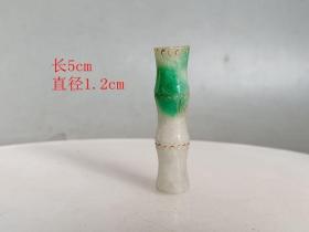 乡下收的清代翡翠挂件