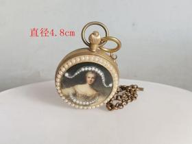 乡下收的老铜 怀表