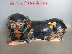 乡下收的唐三彩瓷枕