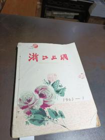 浙江丝绸 1963年第1-6期 合订本 馆藏书