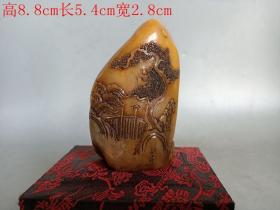 清代老寿山石印章