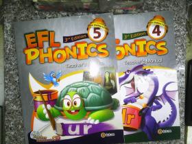少儿绘本  英文EFL  Edition PHONICS Teccner's Manual  2册合售  有光盘