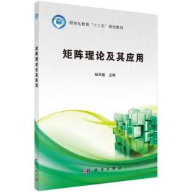 矩阵理论及其应用杨凤藻科学出版社9787030541093