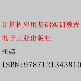 计算机应用基础实训教程 汪婧 电子工业出版社 9787121343810