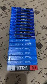sony磁带（EF60）共计17张有个TDK的