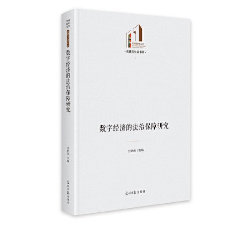 数字经济的法治保障研究(精)/法律与社会书系/光明社科文库