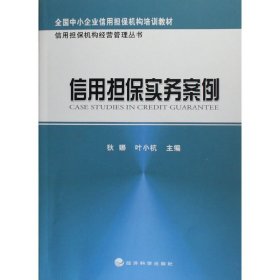 信用担保实务案例 狄娜 叶小杭 经济科学出版社 9787505867727 正版旧书