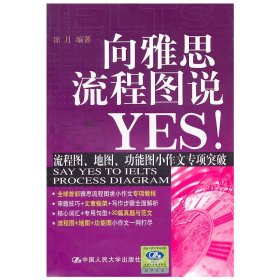 向雅思流程图说YES 凉月 中国人民大学出版社 9787300131672 正版旧书