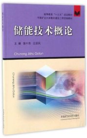 储能技术概论 饶中浩 中国矿业大学出版社 9787564633844 正版旧书