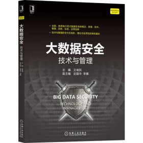 大数据安全:技术与管理 王瑞民 机械工业出版社 9787111688099 正版旧书