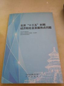 北京十三五时期经济和社会发展热点问题